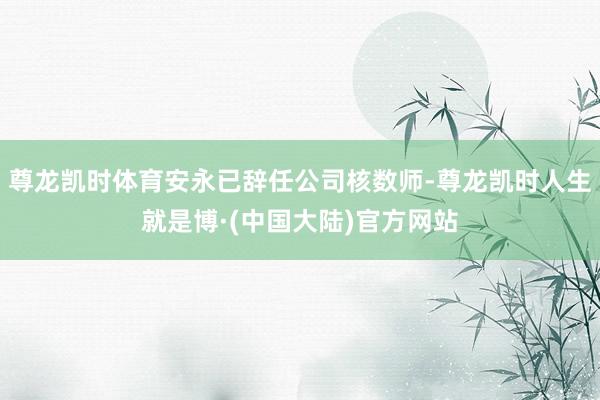 尊龙凯时体育安永已辞任公司核数师-尊龙凯时人生就是博·(中国大陆)官方网站
