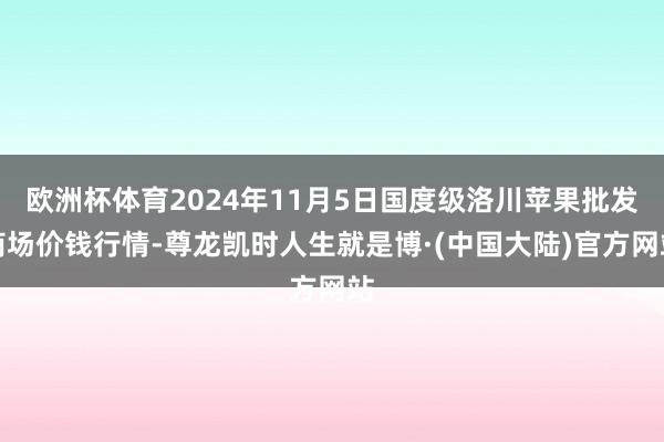 欧洲杯体育2024年11月5日国度级洛川苹果批发商场价钱行情-尊龙凯时人生就是博·(中国大陆)官方网站