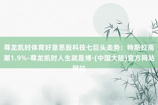 尊龙凯时体育　　好意思股科技七巨头走势：特斯拉高潮1.9%-尊龙凯时人生就是博·(中国大陆)官方网站