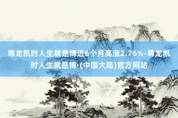 尊龙凯时人生就是博近6个月高涨2.76%-尊龙凯时人生就是博·(中国大陆)官方网站